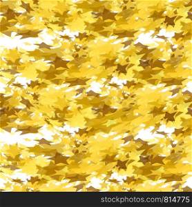 Gold Stars Seamless Pattern on White Background. Yellow Starry Pattern.. Gold Stars Seamless Pattern on White Background. Yellow Starry Pattern