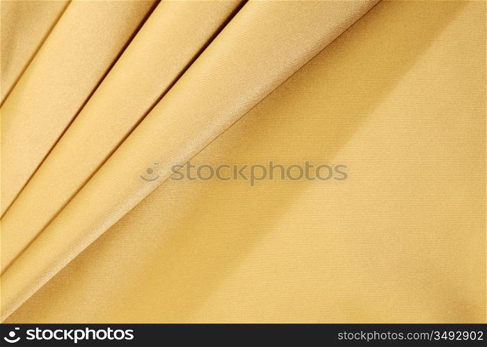 gold textile background close up