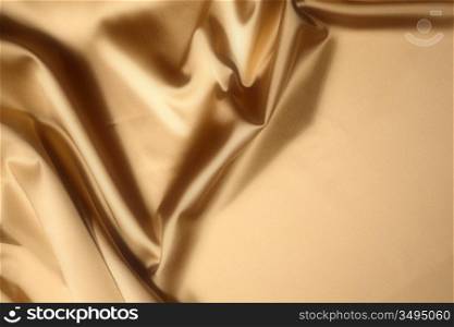 gold textile background close up