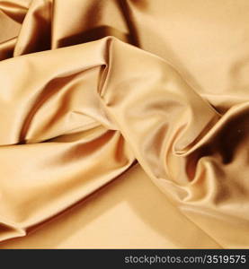 gold textile background close up