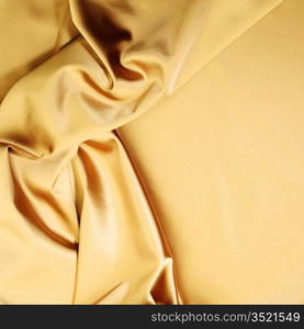 gold textile background close up