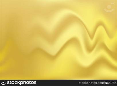 Gold texture background. Soft shiny golden gradient wallpaper. Vector template.
