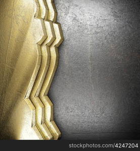 golden background made in 3D