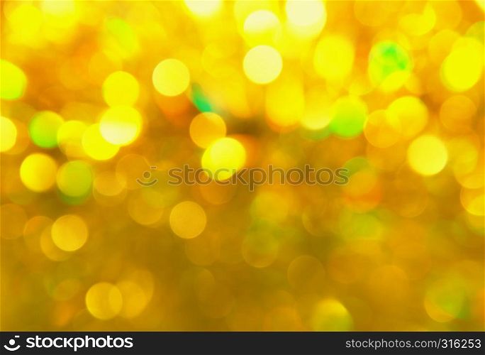 golden bokeh background
