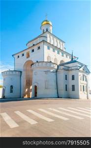 Golden Gate - an outstanding monument of ancient architecture, located in the city of Vladimir, Russia. Built in 1164.