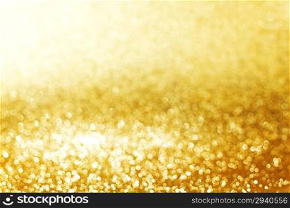 Golden glitter background