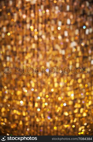 Golden glitter christmas abstract background