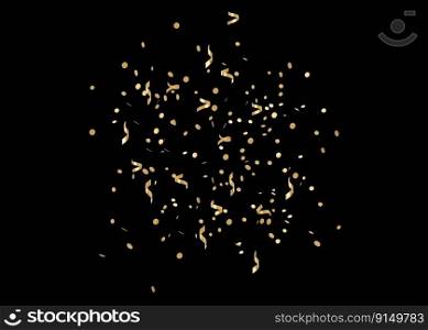 Golden glitter confetti isolated on black background. Shiny particles. Party, Merry Christmas, Happy New year decoration. 3D rendering. Golden glitter confetti isolated on black background. Shiny particles. Party, Merry Christmas, Happy New year decoration. 3D rendering.