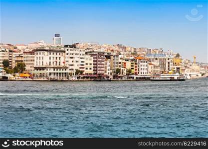 Golden Horn and Bosphorus in Istanbul, Turkey