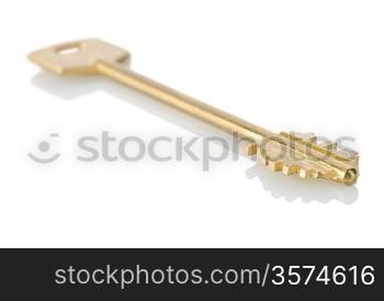 golden key isolated
