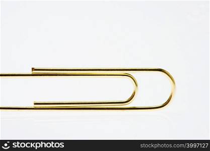 Golden paperclip