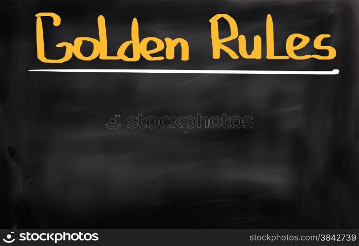Golden Rules Concept