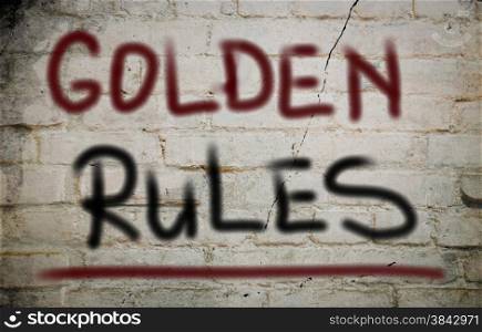 Golden Rules Concept