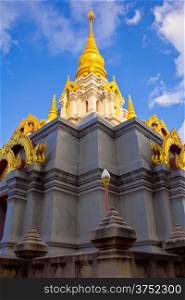 Golden stupa at Doi Mae Salong, Thailand.