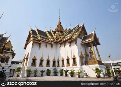 Golden Stupa, Royal Palace. The Grand Palace, Bangkok, Thailand.