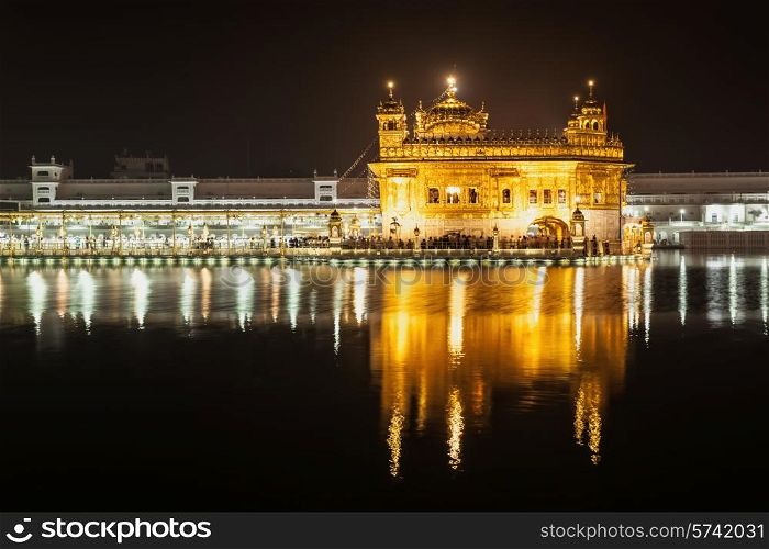 Golden Temple (Harmandir Sahib) in Amritsar, Punjab, India