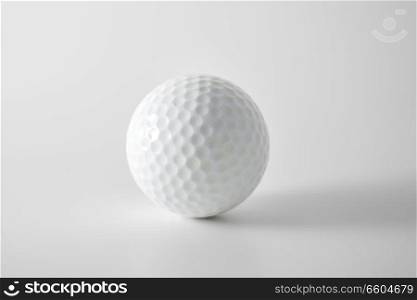 golf ball isolated on white with clipping path