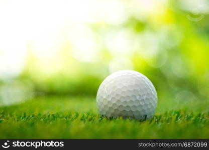 golf ball on fairway