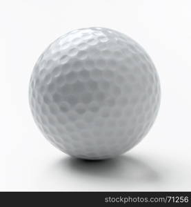 golf ball with clipping path