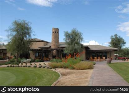 Golf course clubhouse, Scottsdale, Arizona