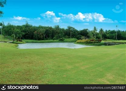 golf course field