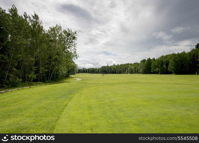 Golf course, Hecla Grindstone Provincial Park, Manitoba, Canada