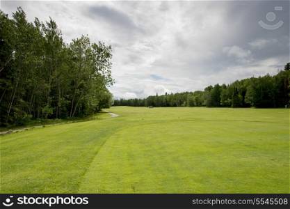 Golf course, Hecla Grindstone Provincial Park, Manitoba, Canada