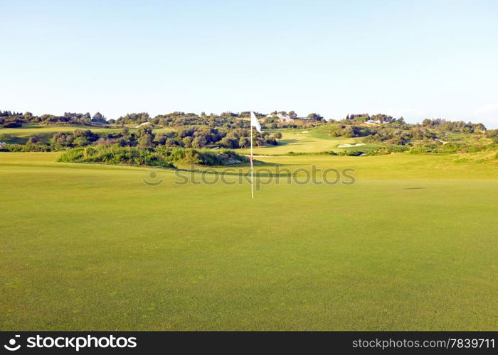 Golf field in the Algarve Portugal