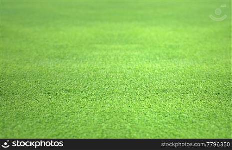 golf green. perfect flat grass from the putting green