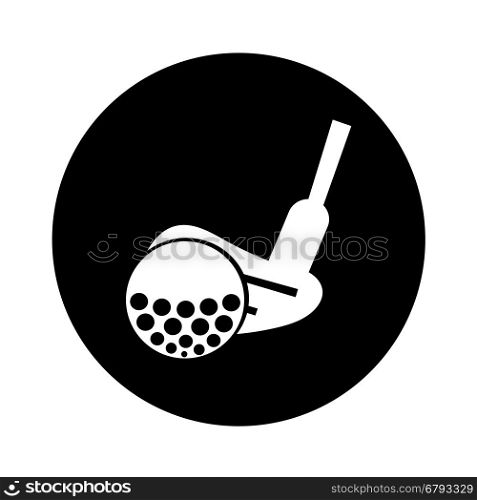 golf icon illustration design