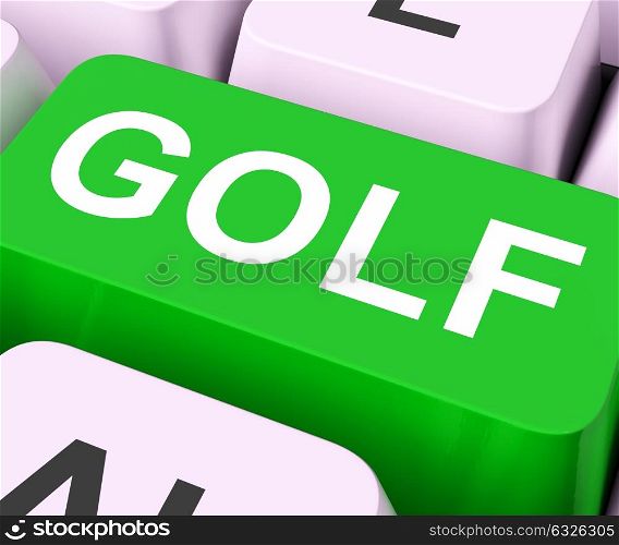 Golf Key Meaning Golfer Club Or Golfing&#xA;