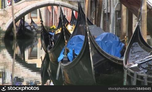 Gondolas in Venedig