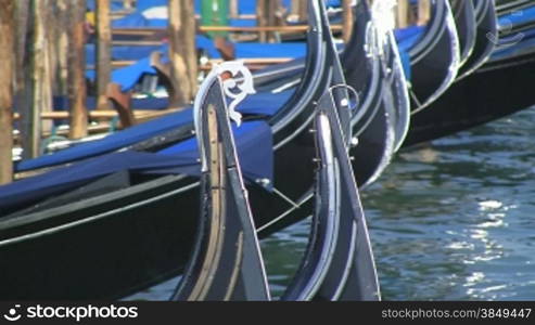 Gondolas in Venedig