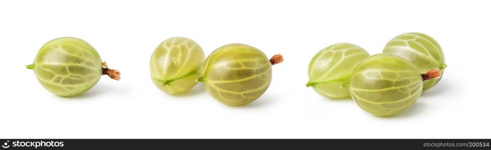 gooseberry isolated on white background. gooseberry