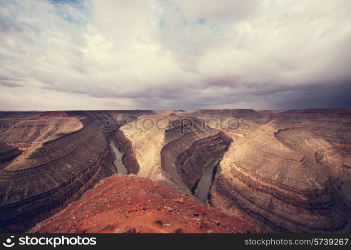 Goosenecks in Big Horn State Park