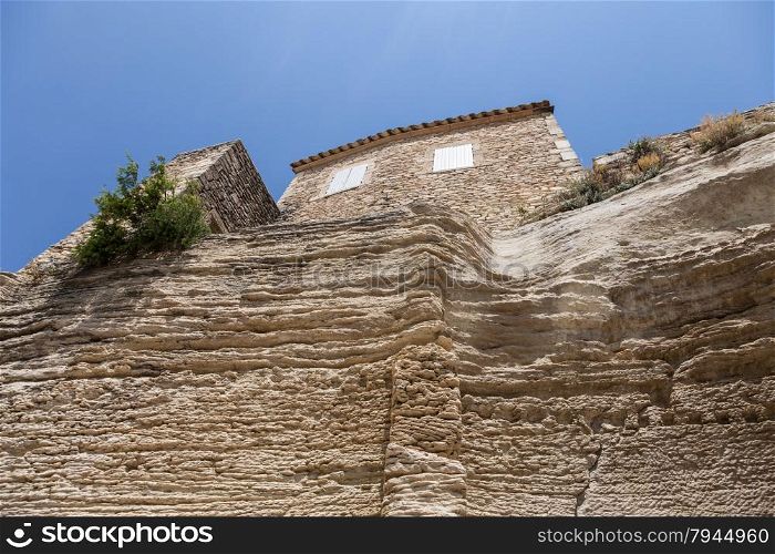 Gordes, Provence Region, France. Local architecture detail, useful to descibe a lifestyle