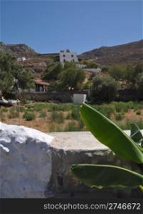 gorgeous greek scene on the mountainous Kalymnos island
