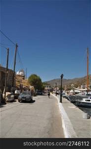 gorgeous scene in Kalymnos island, Greece