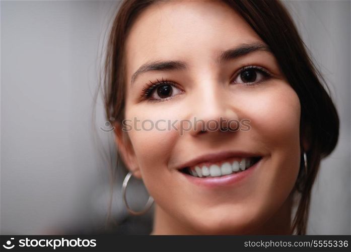 Gorgeus woman with a breath-taking smile