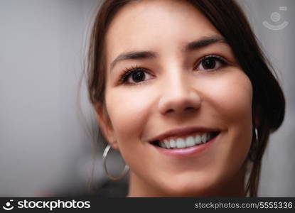 Gorgeus woman with a breath-taking smile