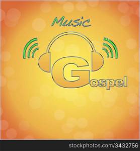 Gospel, music logo.