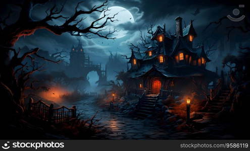 Gothic Castle: Eerie Halloween Night