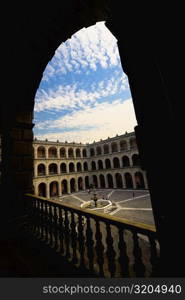 Government building viewed through an arch, National Palace, Zocalo, Mexico City, Mexico