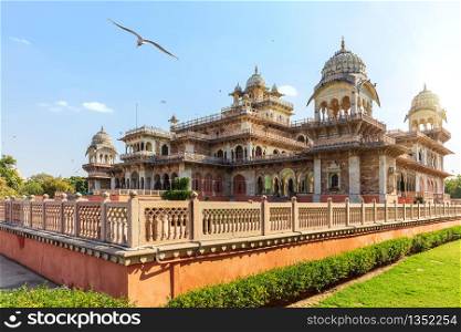 Government Central Museum of Jaipur called Albert Hall, India.. Government Central Museum of Jaipur called Albert Hall, India