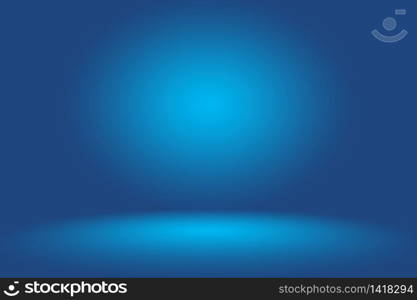 Gradient Blue abstract background. Smooth Dark blue with Black vignette Studio. Gradient Blue abstract background. Smooth Dark blue with Black vignette Studio.