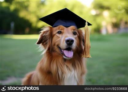 Graduate dog education. Pet school. Generate Ai. Graduate dog education. Generate Ai