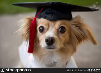Graduate dog school. Pet education. Generate Ai. Graduate dog school. Generate Ai
