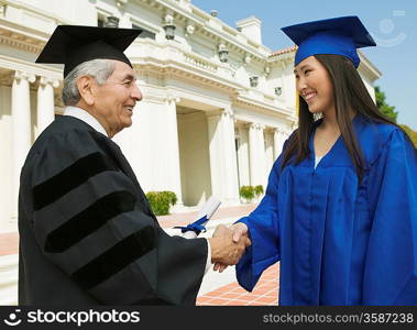 Graduate Receiving Diploma