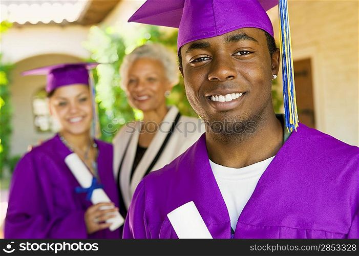 Graduates and Grandmother