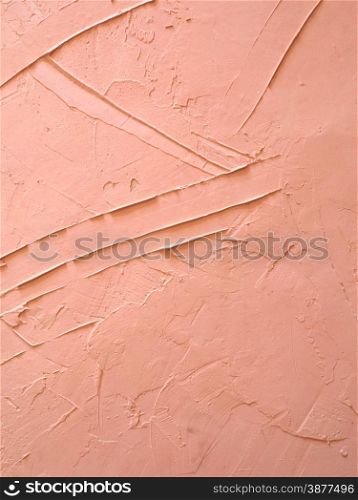 Grain orange paint concrete wall grunge background or texture